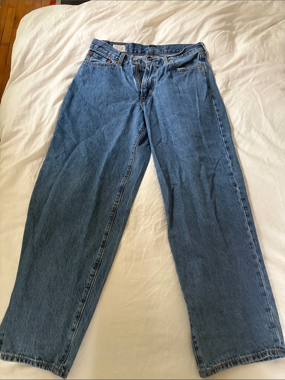 Men’s Levi 578 baggy jeans, W30, L32 Blue Denim Jeans